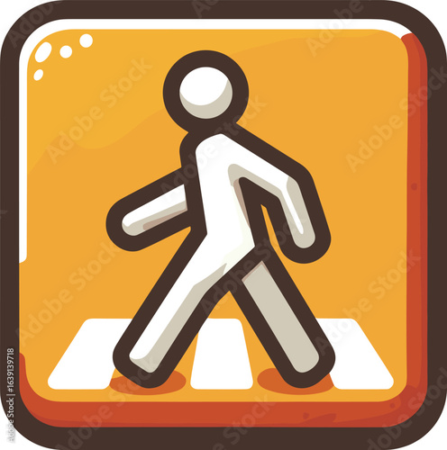 横断歩道のアイコン