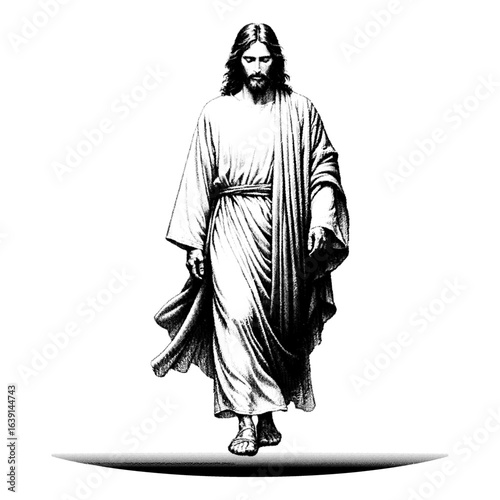 Jesus Christ , Christian God vector illustration