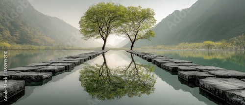 Peaceful Lake Scenery