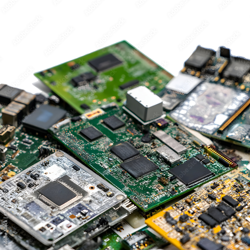 Pile of circuit boards Pile of circuit boards