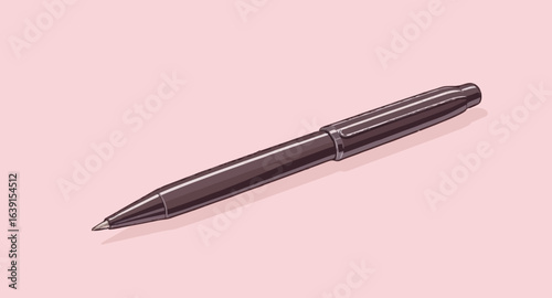 fountain pen isolated