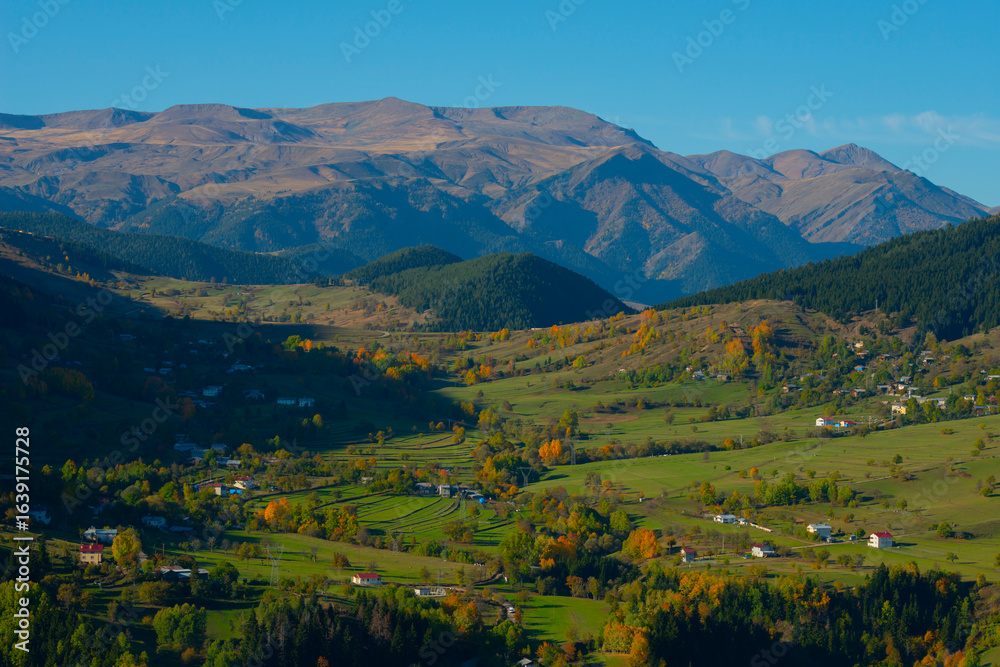 Obraz premium Şavşat Karagöl - Artvin. It is 25 kilometers away from Şavşat district and is within the Sahara Karagöl National Park.