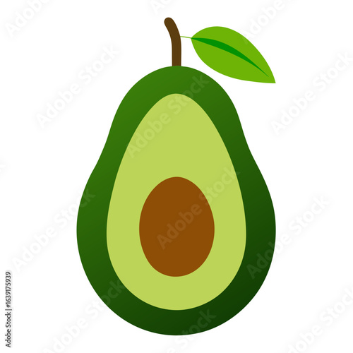 pear fruit isolated on white