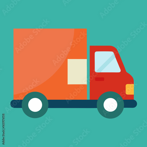 vector delivery truck