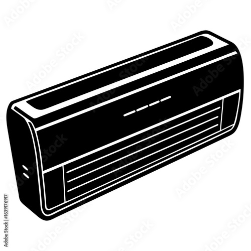 air conditioner on a white background