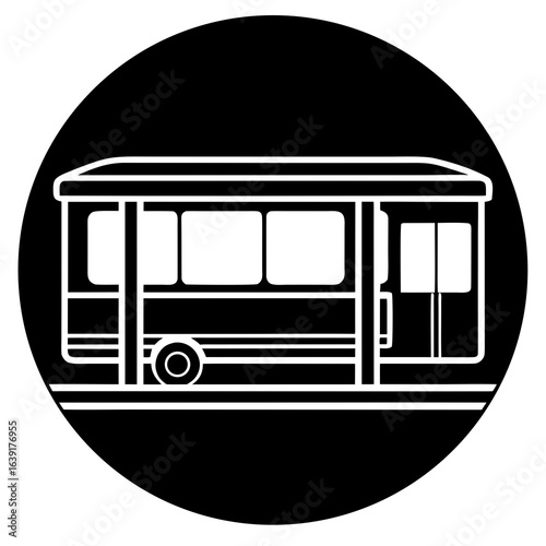 bus icon vector illustration