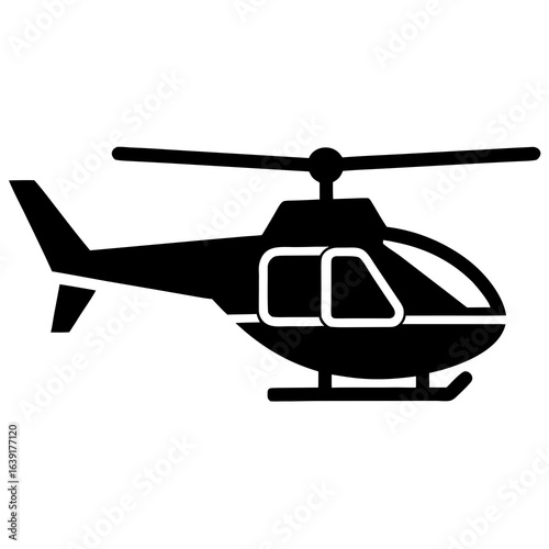 helicopter vector illustration