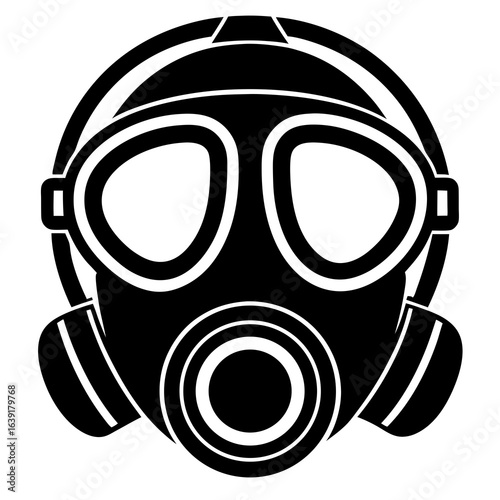 gas mask vector illustration