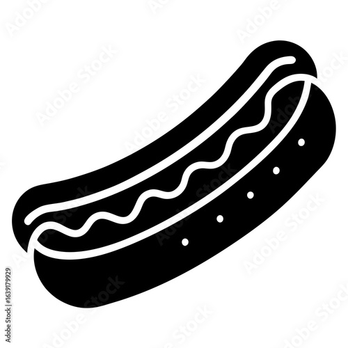 hot dog vector illustration