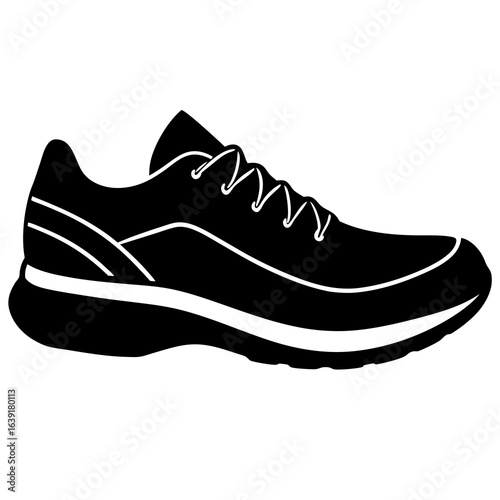 sport shoes vector illustration