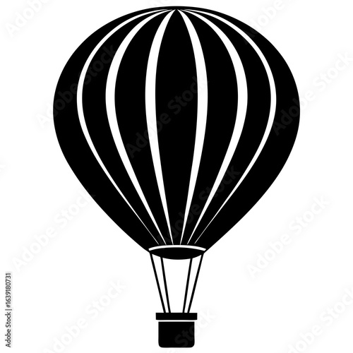 hot air balloon vector illustration