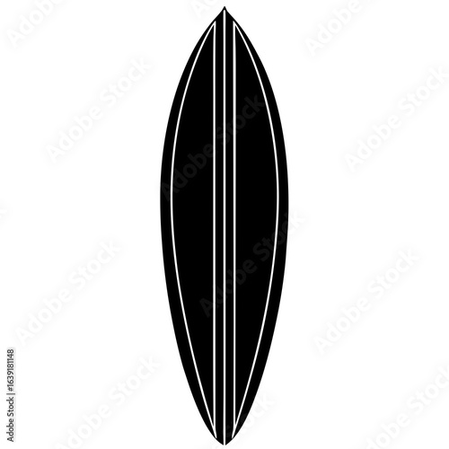 surf board vector illustration