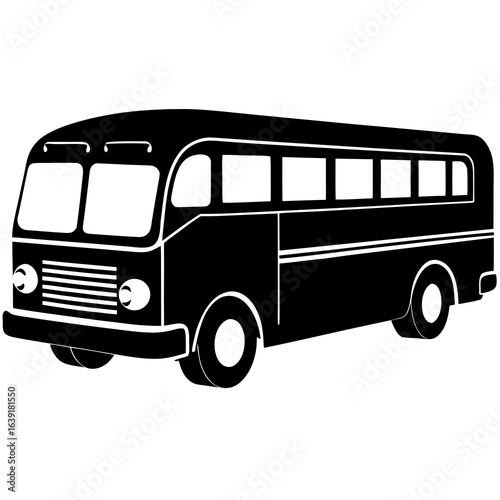 vector illustration of a bus