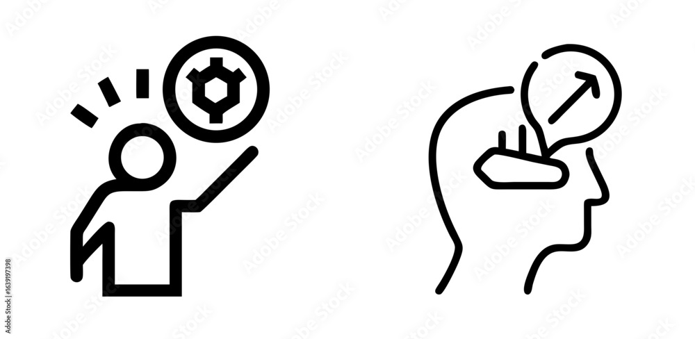 Fototapeta premium Motivation Concept Icon for Success, Inspiration, and Personal Growth Design