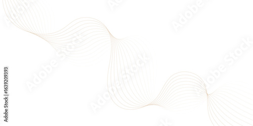 modern colorful smooth flowing wavy lines Digital frequency track equalizer background. Curved wave smooth stripe seamless pattern white background.	