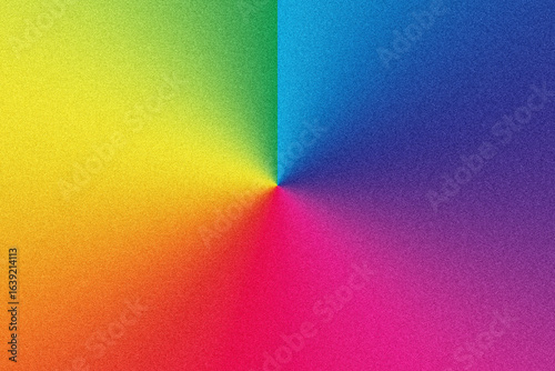 Vibrant rainbow color wheel with smooth gradient transitions from yellow to blue and pink