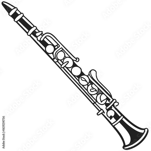 Musical Instrument Illustration Medieval Era Shawm Wind Instrument Renaissance Era Instrument Woodwind Family Instrument Historical Woodwind Instrument Medieval Woodwind Instrument