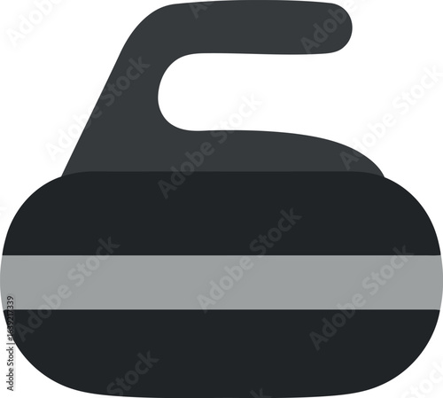 Curling stone icon