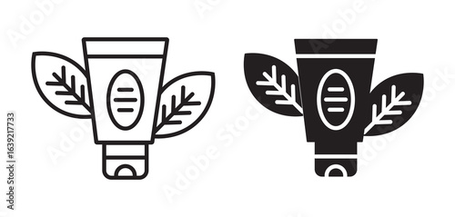 Face wash icon design. Thin graphic elements vector illustration.Face wash icon
