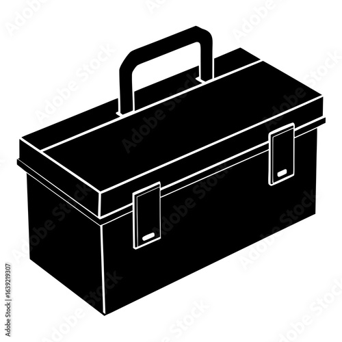 black box isolated on white