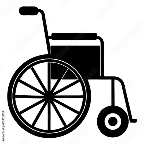 wheelchair icon vector illustration