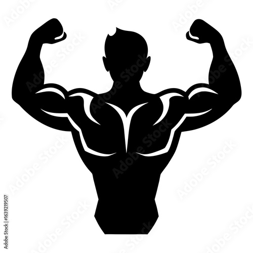 muscular male bodybuilder