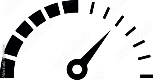 Speedometer icon performance speed measurement gauge