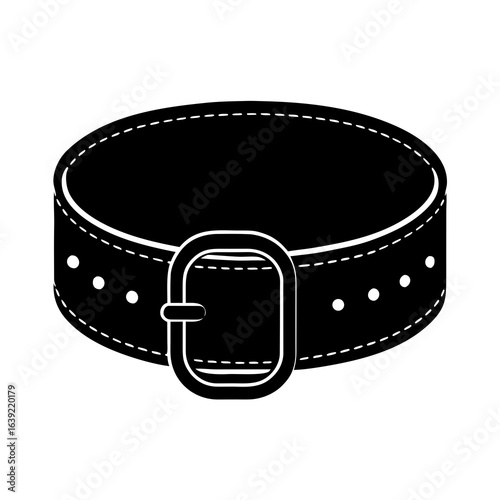 brown leather belt