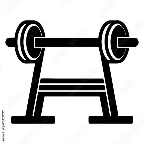 dumbbell isolated on white