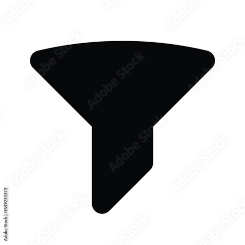 Solid filter icon to sort, organize, or refine results.