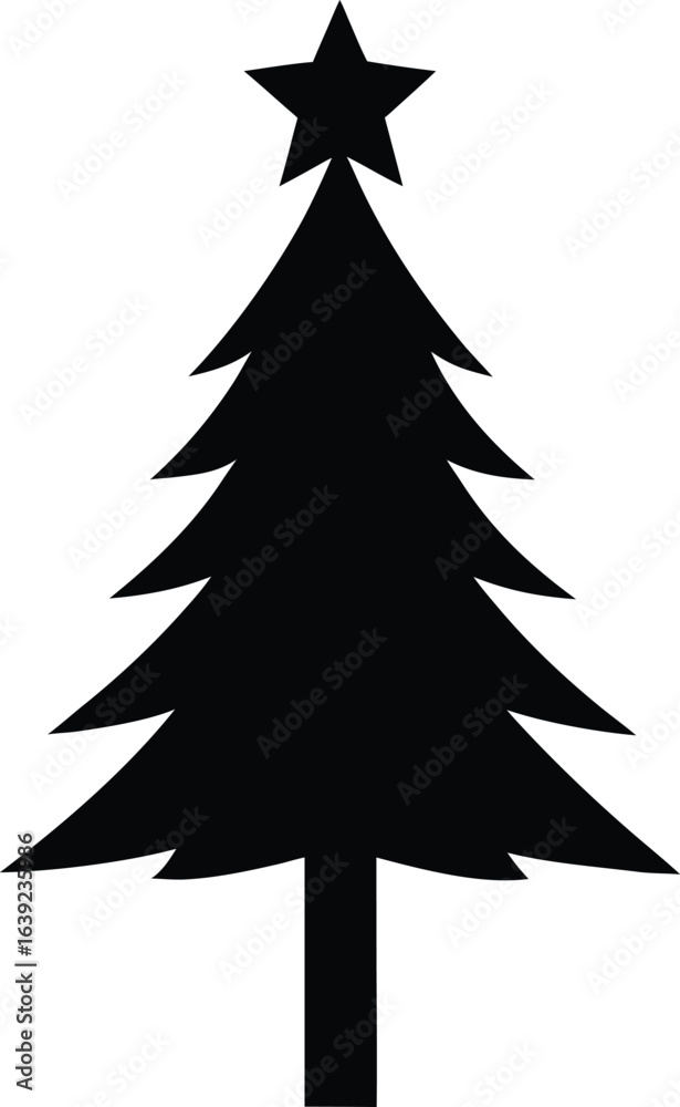 Obraz premium christmas tree vector