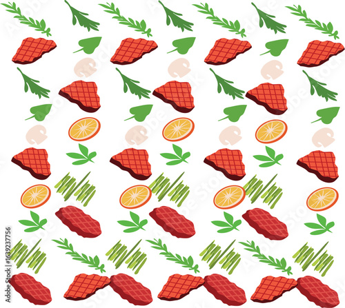 filet mignon pattern set
