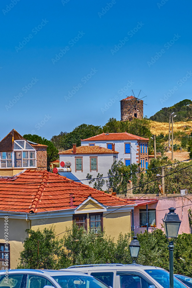 Obraz premium Mill on Cunda Island