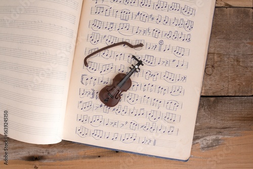 old book and coffee beans