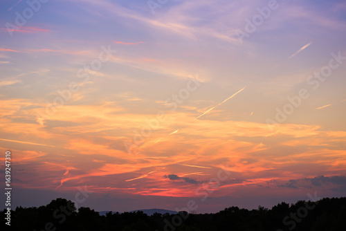 Canvas Print sunset on the beach