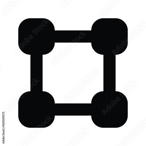 Solid transform icon to edit, change, or adjust objects