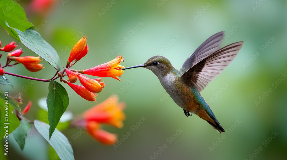 Naklejka premium Planet Earth with clean air and nature relying on renewable resources. Ecological concept of alternative sustainable energy for an ecologically clean planet. Concept of ecology and environmental