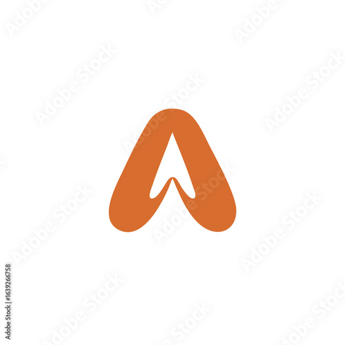A Letter logo Icon adobe illustrator vector