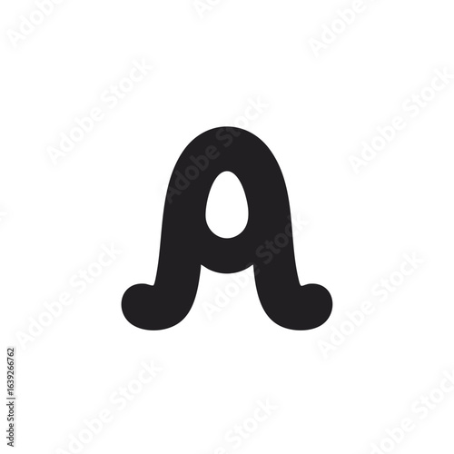 A Letter logo Icon adobe illustrator vector