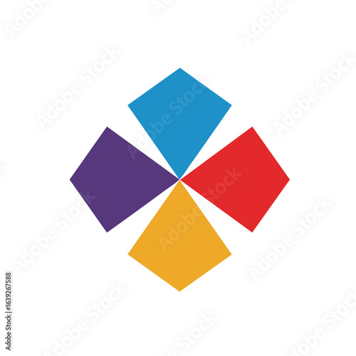 4 way color logo icon adobe illustrator vector Free Download 4 way color logo icon adobe illustrator vector - GFXLoad