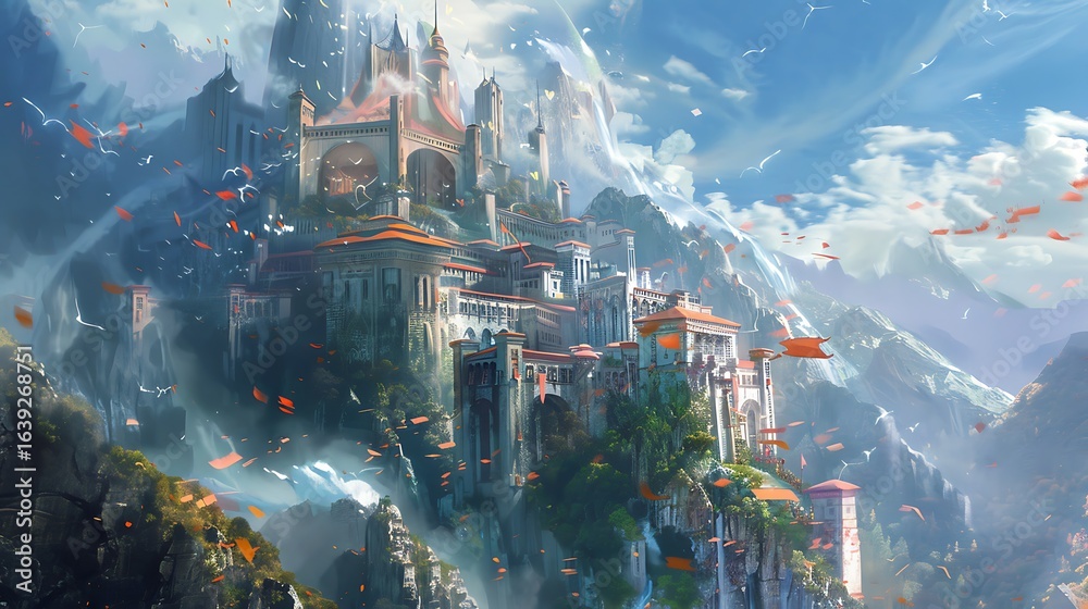 Fototapeta premium fantasy landscape