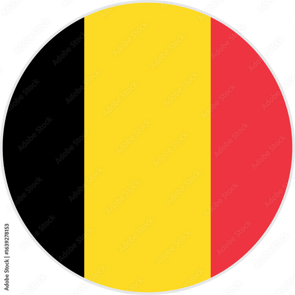 Fototapeta premium belgium flag button
