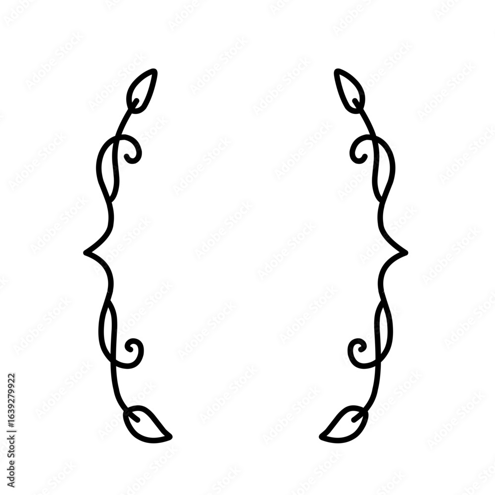 Fototapeta premium ornamental frame brackets