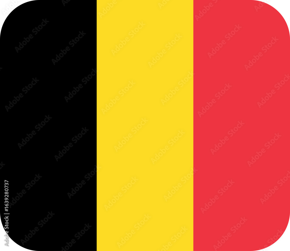 Fototapeta premium belgium flag button