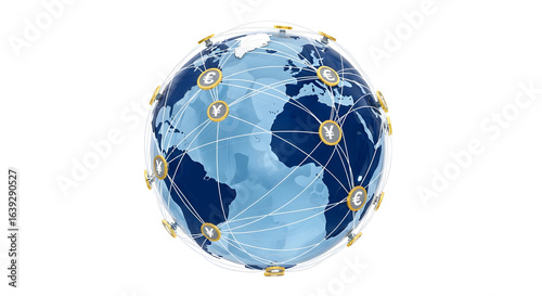 Global Finance Network World Currency Connection Exchange System