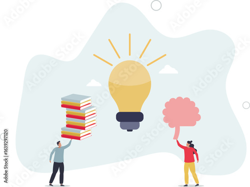 Youth education at studies and smart knowledge learning. Mental brain skills development with intelligence training .human life.