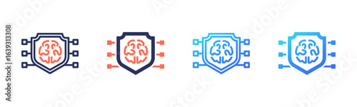 Threat Intelligence icon sheet multi style collection