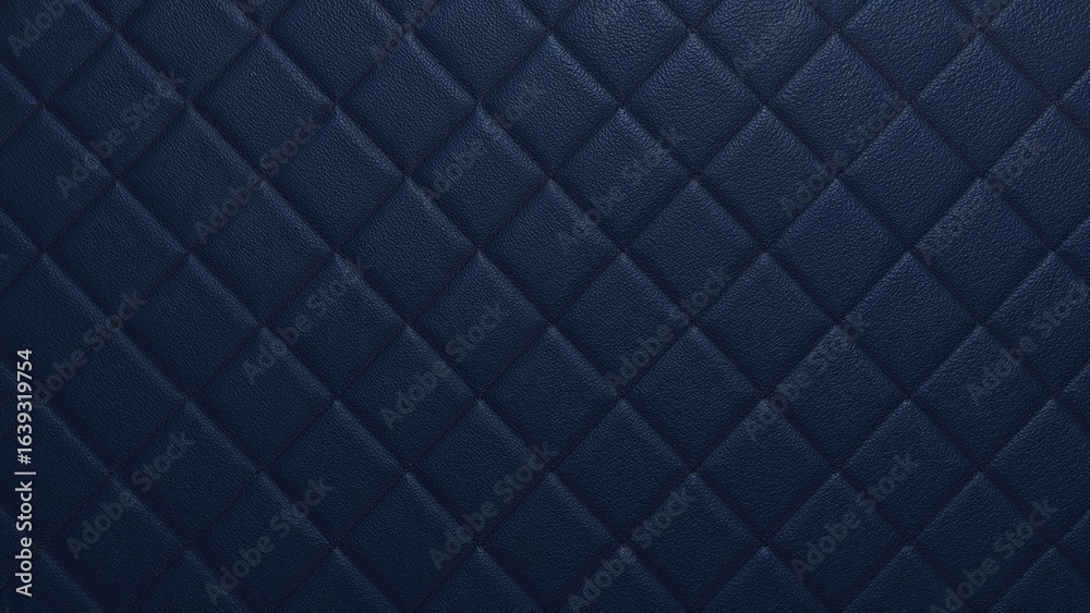 Naklejka premium Blue leather surface and texture for interior design pattern