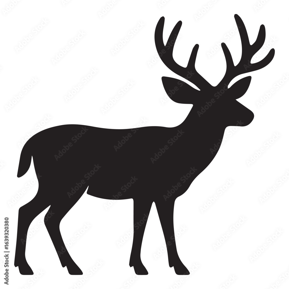 Obraz premium deer vector illustration