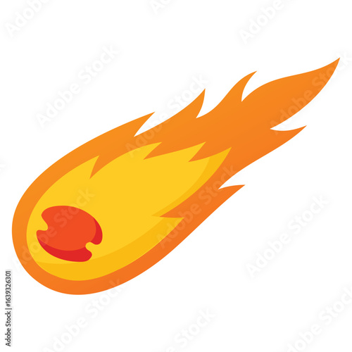 Comet and Meteor Vector Design